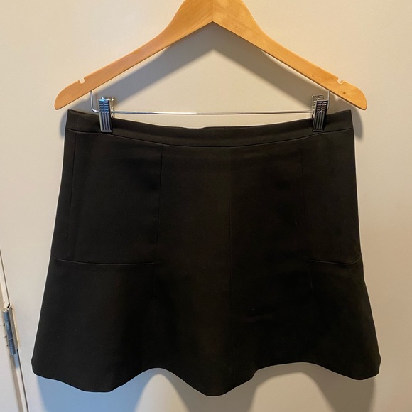 NWOT J. Crew Black A-Line Skirt - Size 10 - Picture 1 of 3